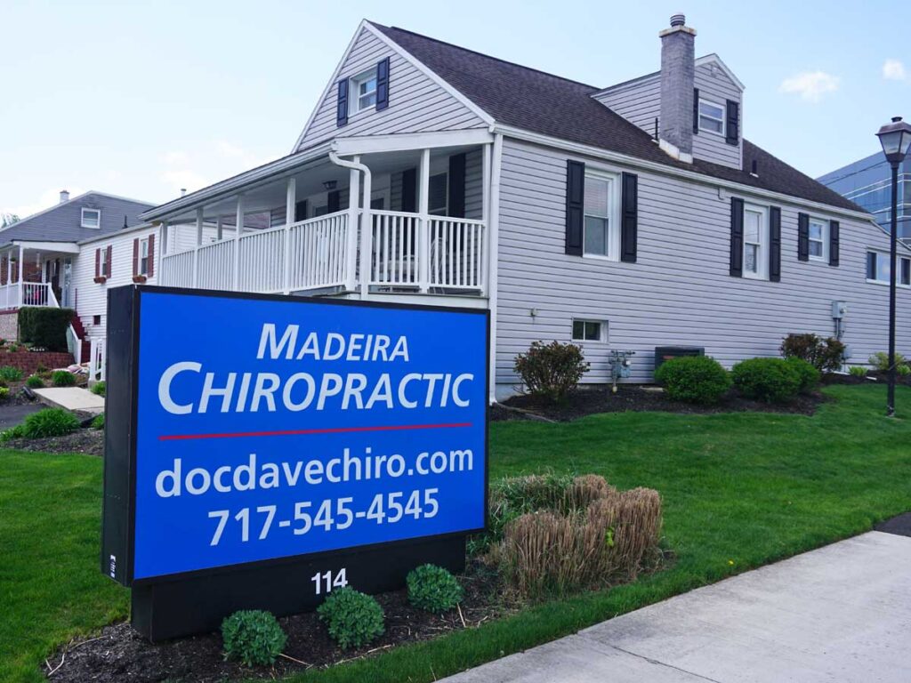 Dr. Dave Madeira Chiropractor office in Colonial Park, PA